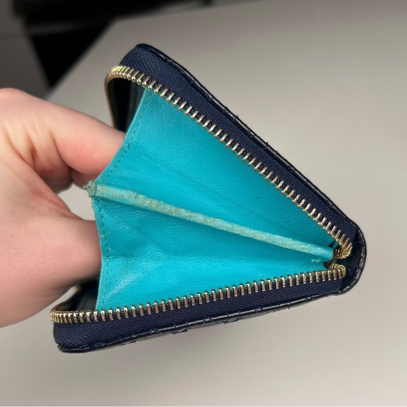 Lady Dior Mini Cannage Patent Zippy Wallet - Picture 7 of 9